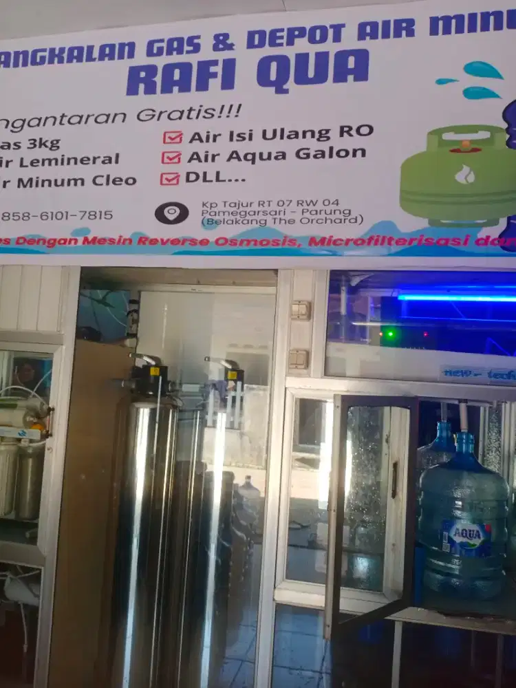 Jual BU Cepat pangkalan gas dan depot air