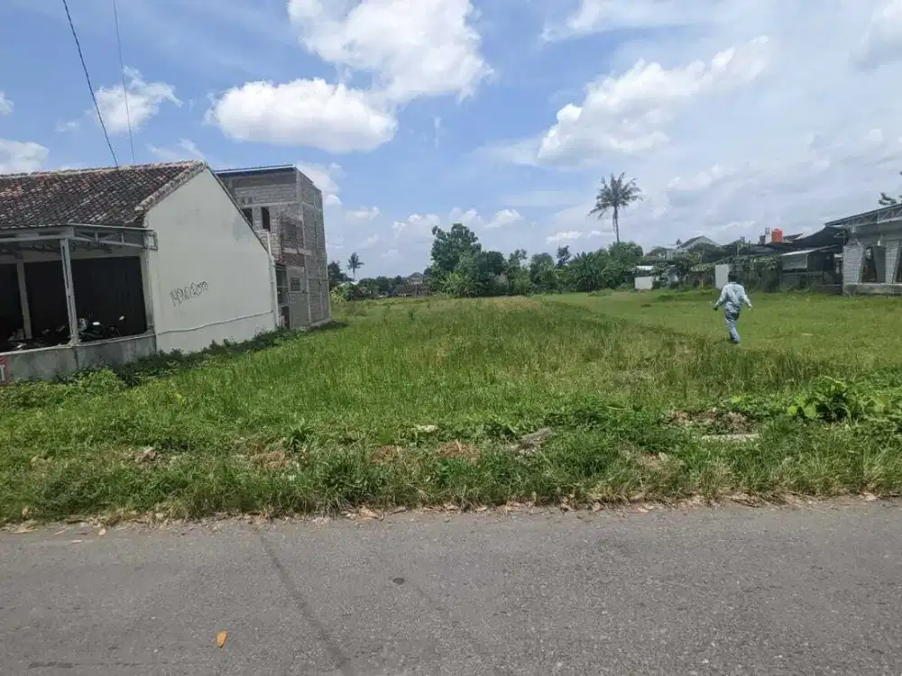 3 Menit Kampus STPN Pertanahan Jogja, Tanah Jl Tata Bumi Banyuraden