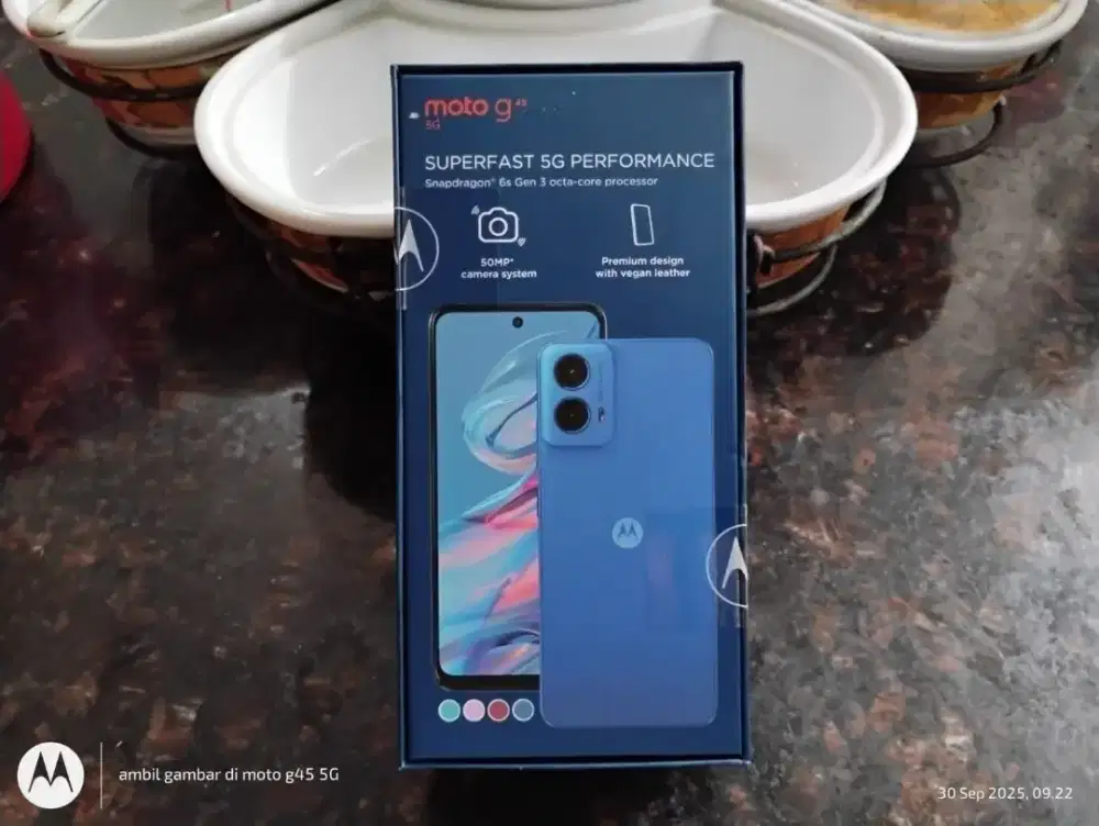 Motorola g45 baru merah new