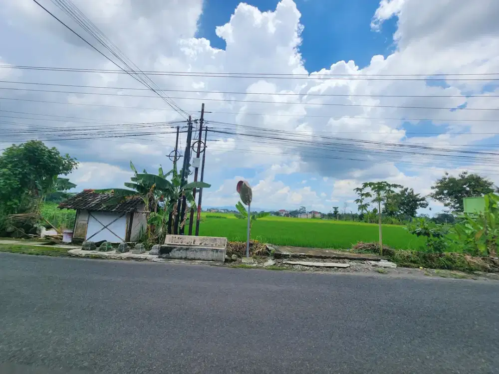 800 Meter Dawet Ringin Purwomartani Jogja, Tanah Tepi Aspal