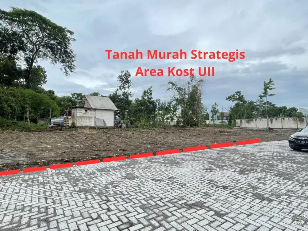 Prospek Murah Tanah Bangun Kost, 800 Meter Kampus UII Sleman Jogja