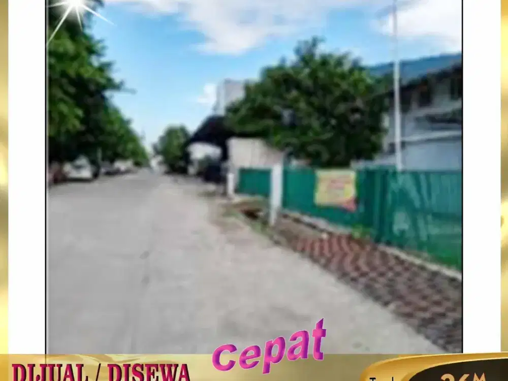 DIJUAL MURAH GUDANG LUAS 2250 METER DI PULO GADUNG JAKARTA TIMUR