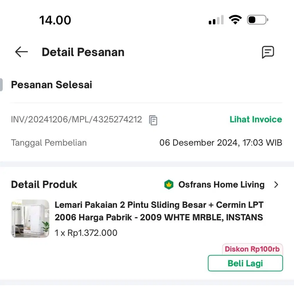 Jual cepat Lemari Baju, rak dapur, kulkas