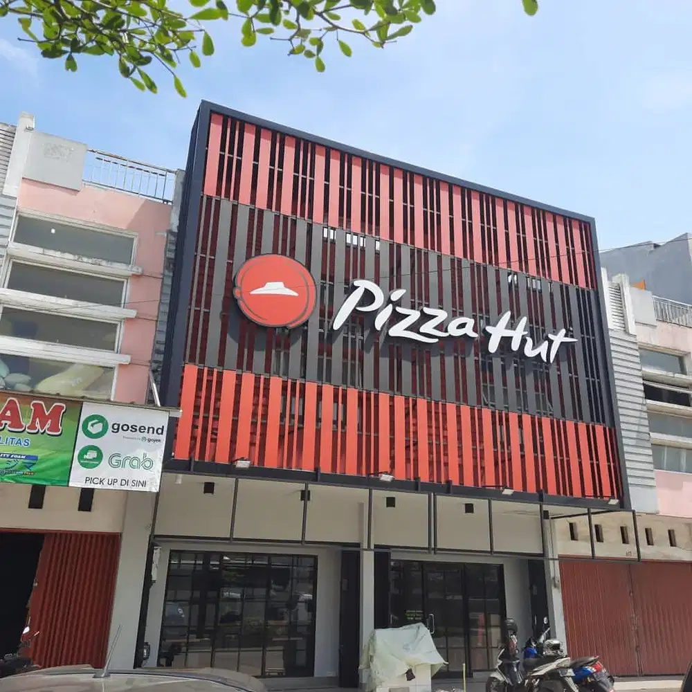 Facade Building ACP, acrylic sign, acrylic letters, billboard.