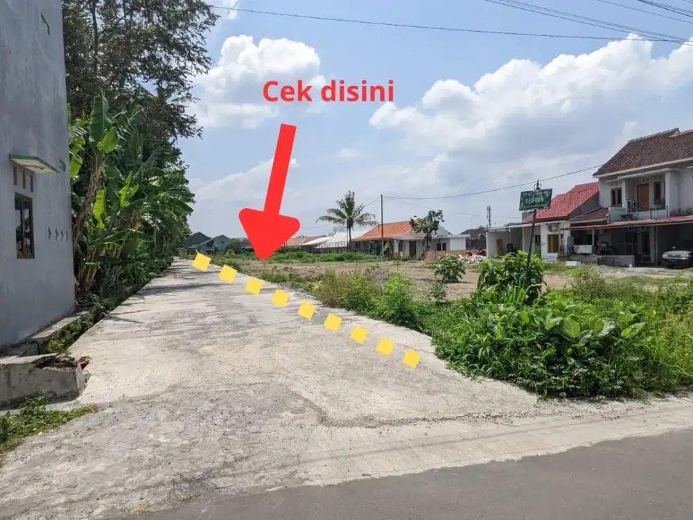 Dekat Kampus Instiper Maguwo Jogja, Tanah SHM Ringroad Utara
