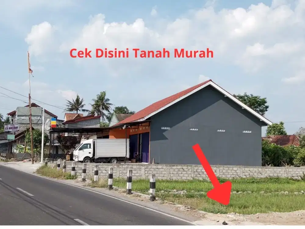 Dekat Ringroad Jogja Kota dan SMA 1 Godean, Tanah SHM