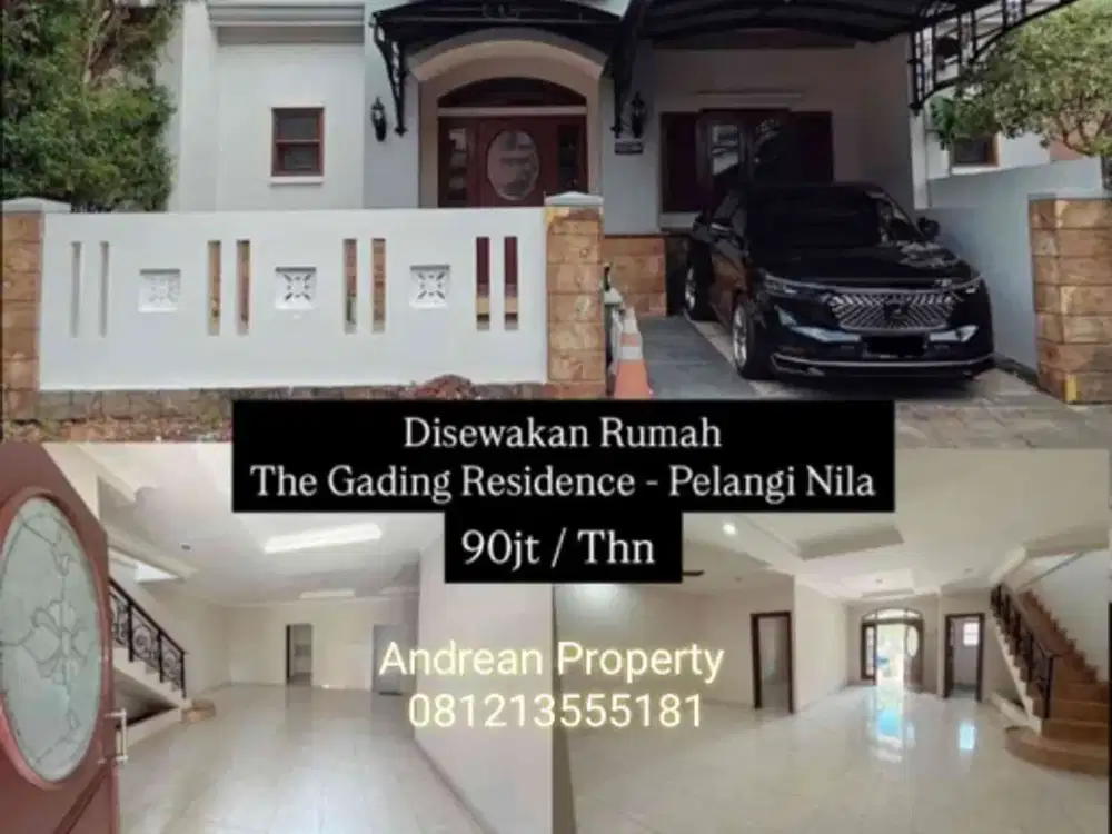 DISEWAKAN THE GADING RESIDENCE _ 95JT