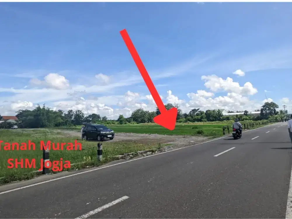 Barat Tugu Jogja, Tanah Murah Legalitas SHM Pekarangan, Jalan Lebar