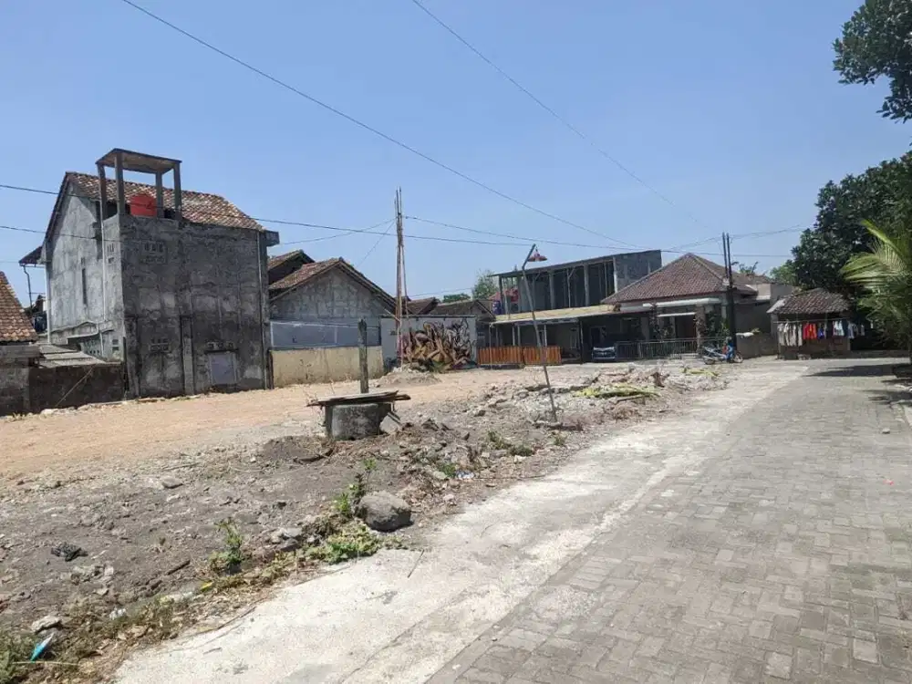 SIAP AJB: Tanah Timur Pasar Gentan Jakal 10 Jogja, SHM Akses Lebar