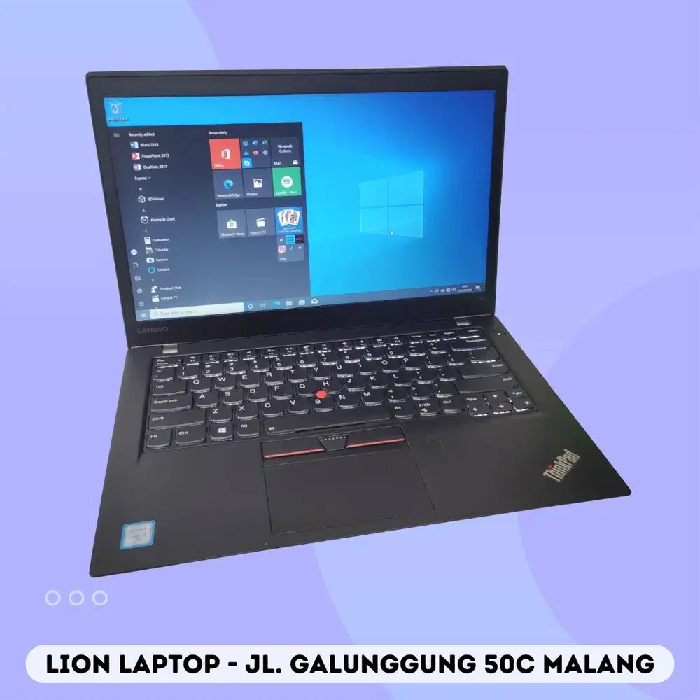 RAM 8GB SSD 256GB Core i7 SLIM Lenovo Thinkpad T470s [01|10]