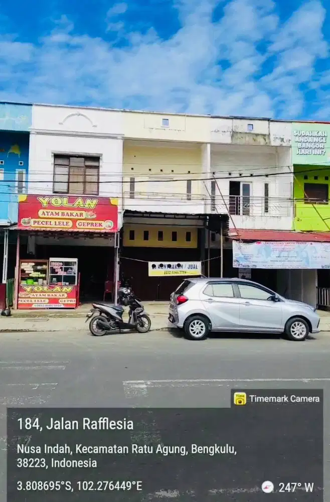 Ruko 2 Lantai + Rooftop Strategis Bengkulu Usaha Apa Saja, Harga Nego
