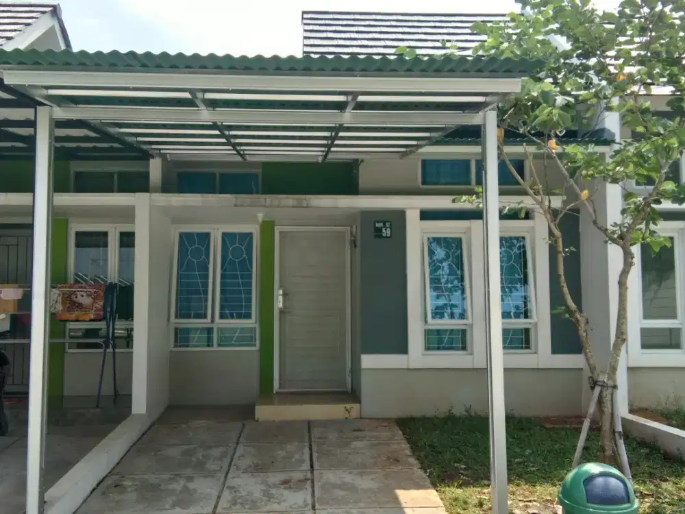 Disewakan rumah (fully furnished) dkt stasiun parung panjang.