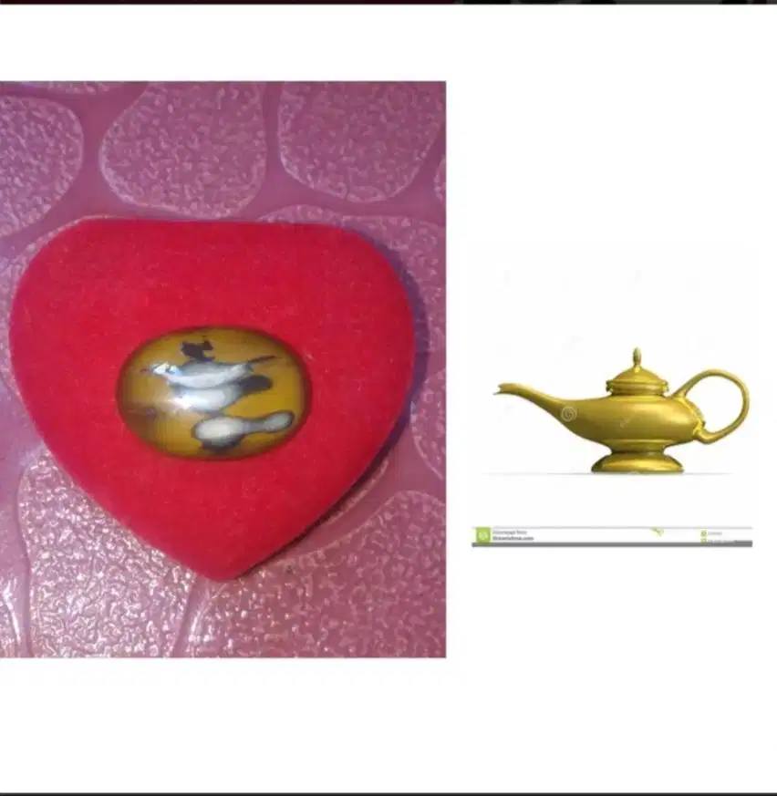 Liontin Aladin Antik Alami