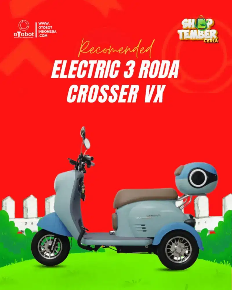 SEPEDAH LISTRIK 3RODA CROSER VX
