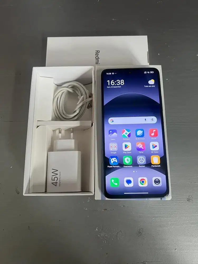 Dijual Xiaomi Note 14 Black 5G 8/256GB Resmi Mulus Lengkap