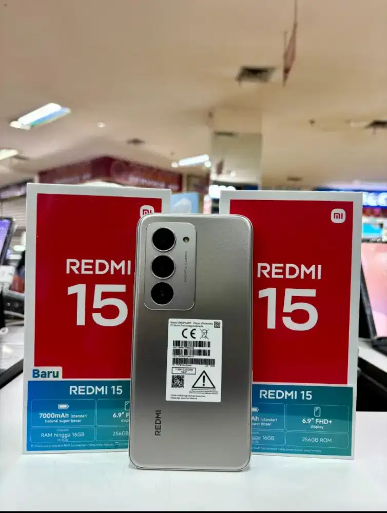 Xiaomi Redmi 15 Battery besar Garansi Resmi