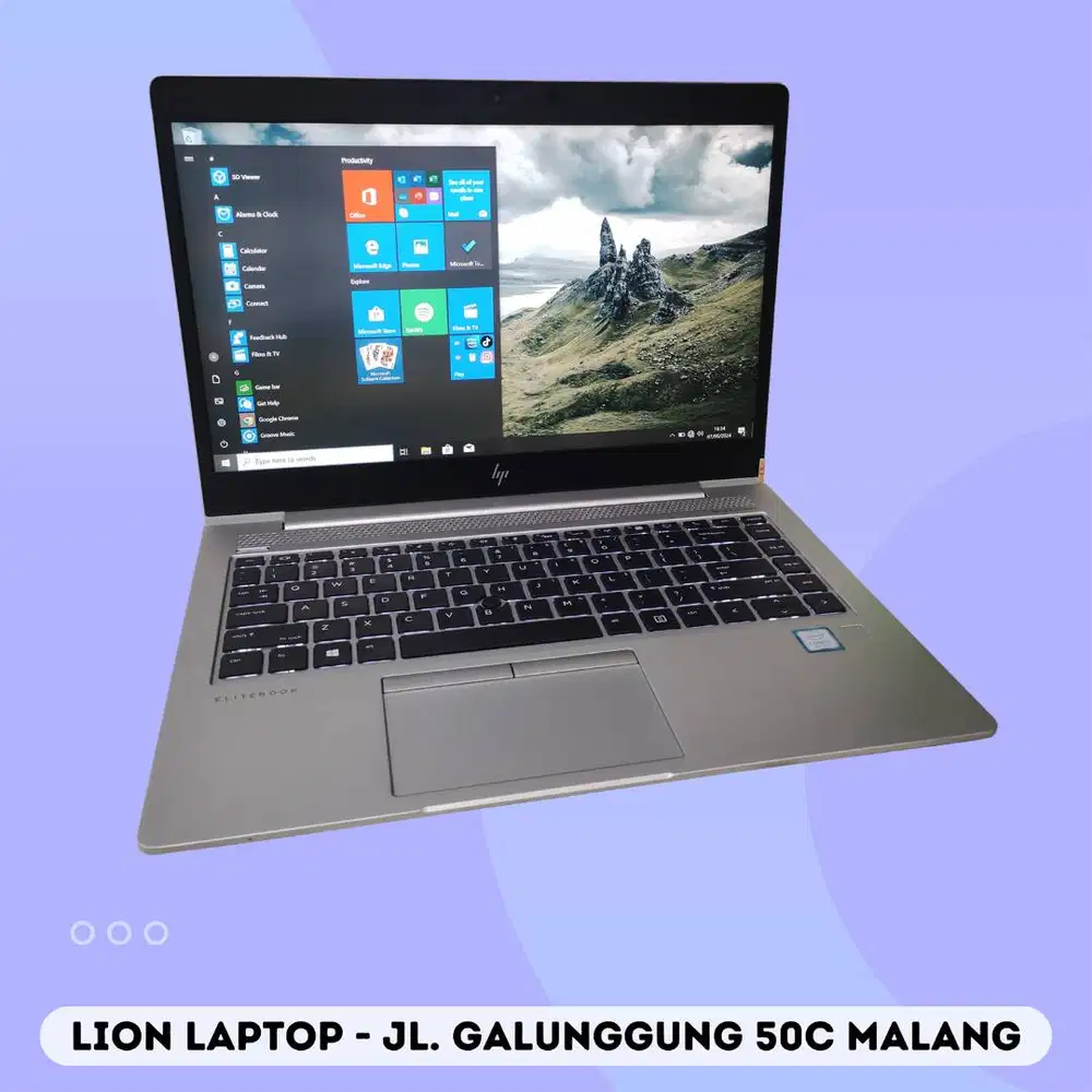Core i5 Gen 8 RAM 8GB SSD 256GB HP Elitebook 840 G5 [01|10]