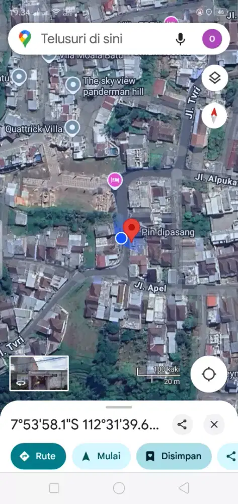 Dijual tanah bonus rumah