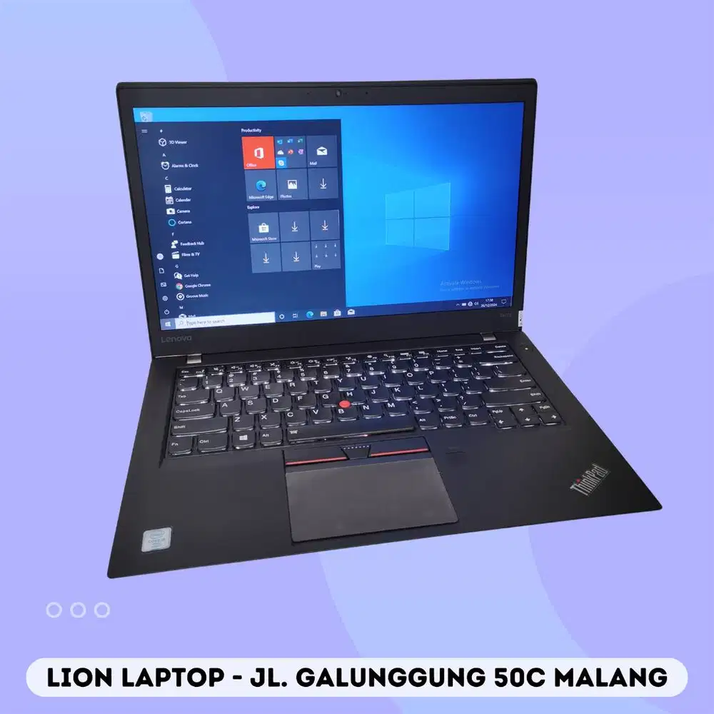 RAM 8GB SSD 256GB Core i5 Slim Lenovo Thinkpad T460s [01|10]