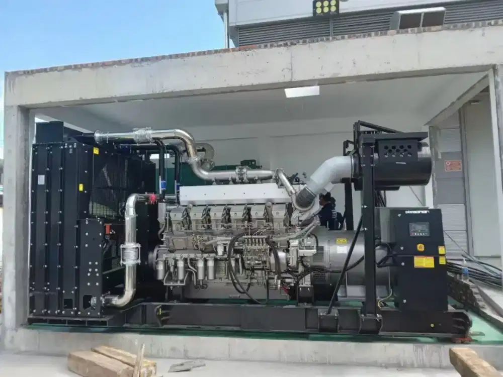 Jual genset Mitsubishi 1250KVA Silent/Open type - Baru & Bergaransi