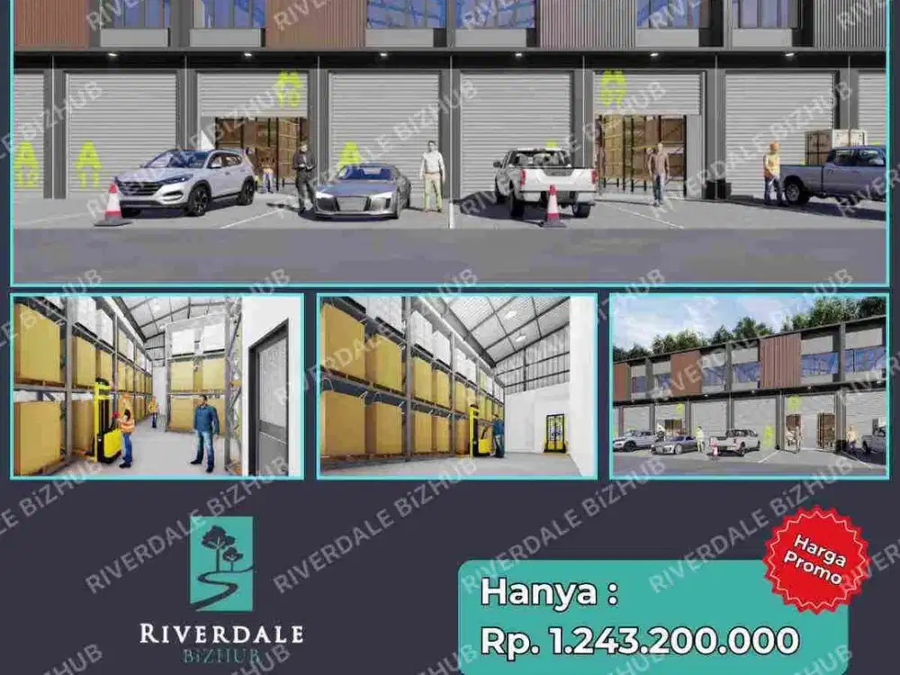 Dijual ruko/gudang dengan tinggi 9 meter cocok untuk usaha, lokasi strategis jalan provinsi samping fajar paper, cikarang barat