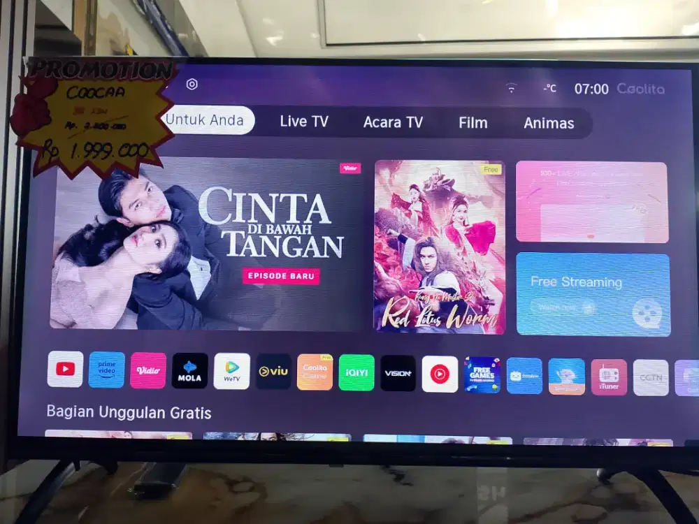 SEMART TV/GOOGLE TV TERSEDIA