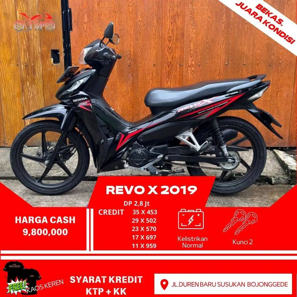 REVO X 2019 ANGSURAN RINGAN UNIT SIAP PAKE NO KENDALA