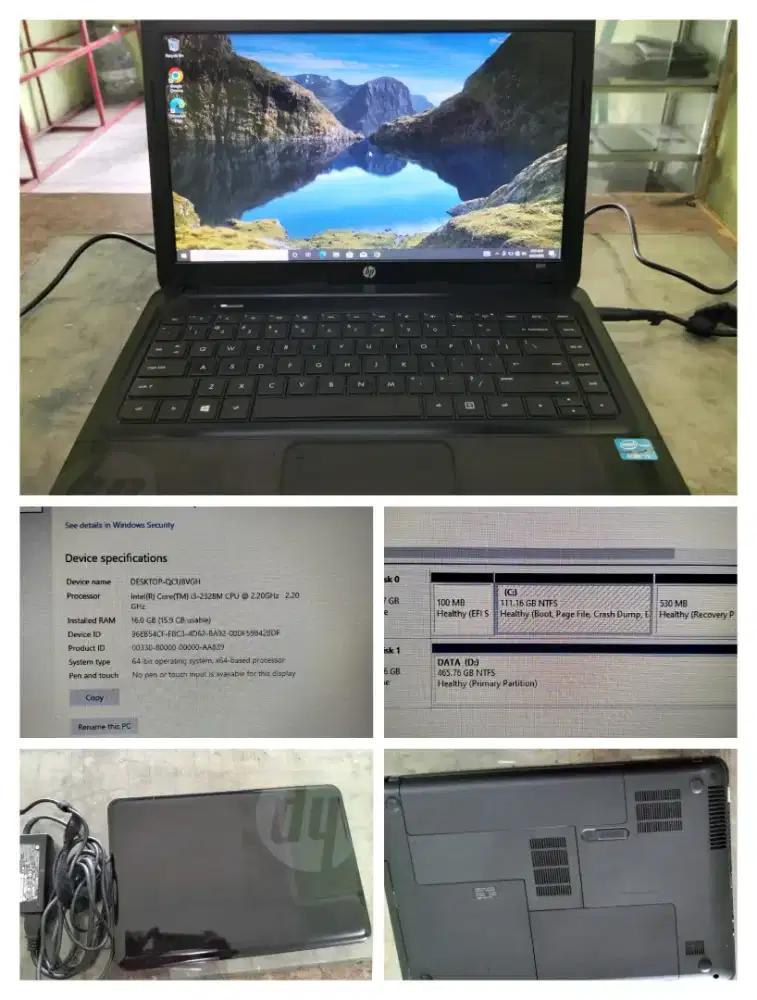 Dijual laptop merk HP 1000