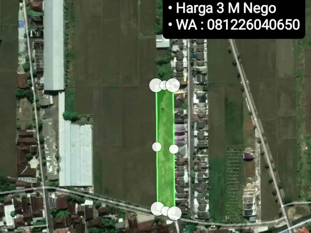 Jual Tanah Siap Bangun Area Wirun, Mojolaban