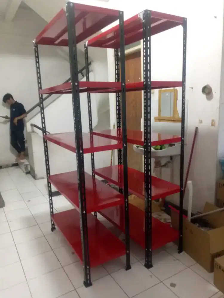 Rak besi rak gudang rak buku