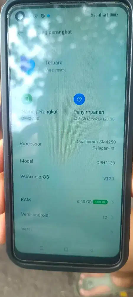 dijual oppo A53 batangan