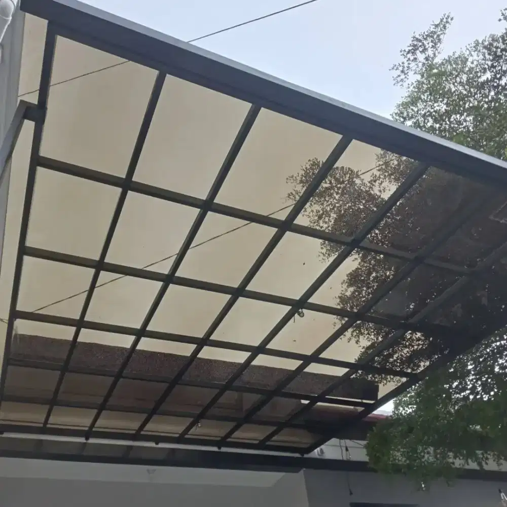 Kanopi minimalis solarflat & canopy alderon
