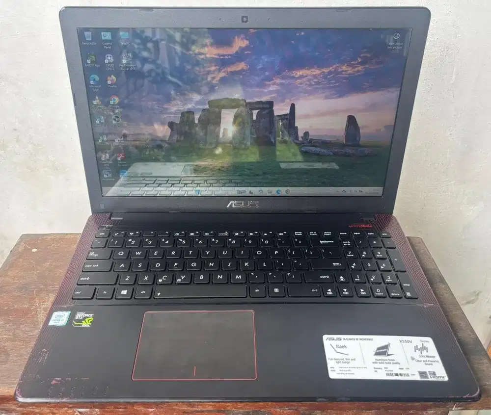 Laptop Asus X550VX Nvidia GTX 950M (Gaming-Multimedia-Editing)