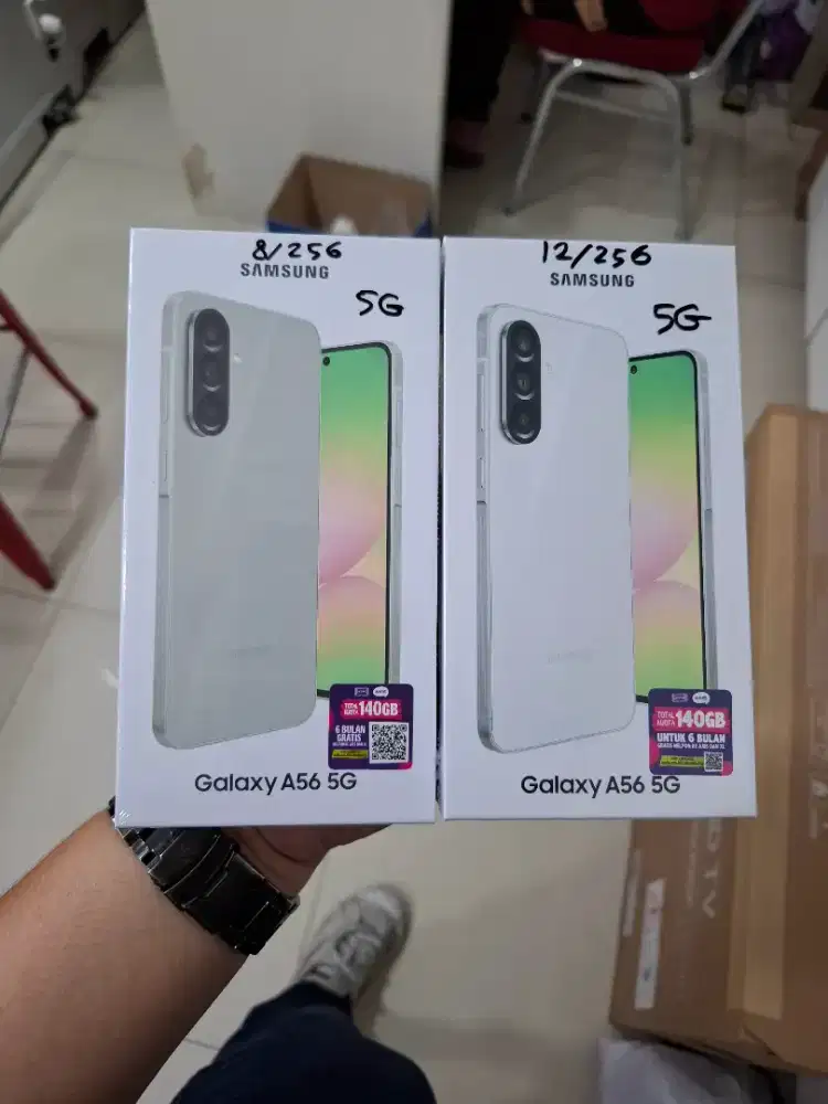 NEW SAMSUNG A56 5G 8/256GB FREE ADAPTER ORI GARANSI RESMI