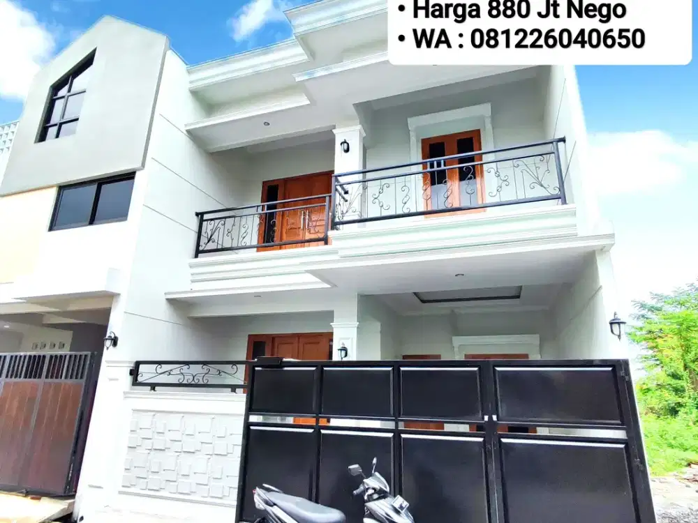 Jual Rumah Baru Area Gentan, Dekat LAweyan, Purwosari, Solo Baru
