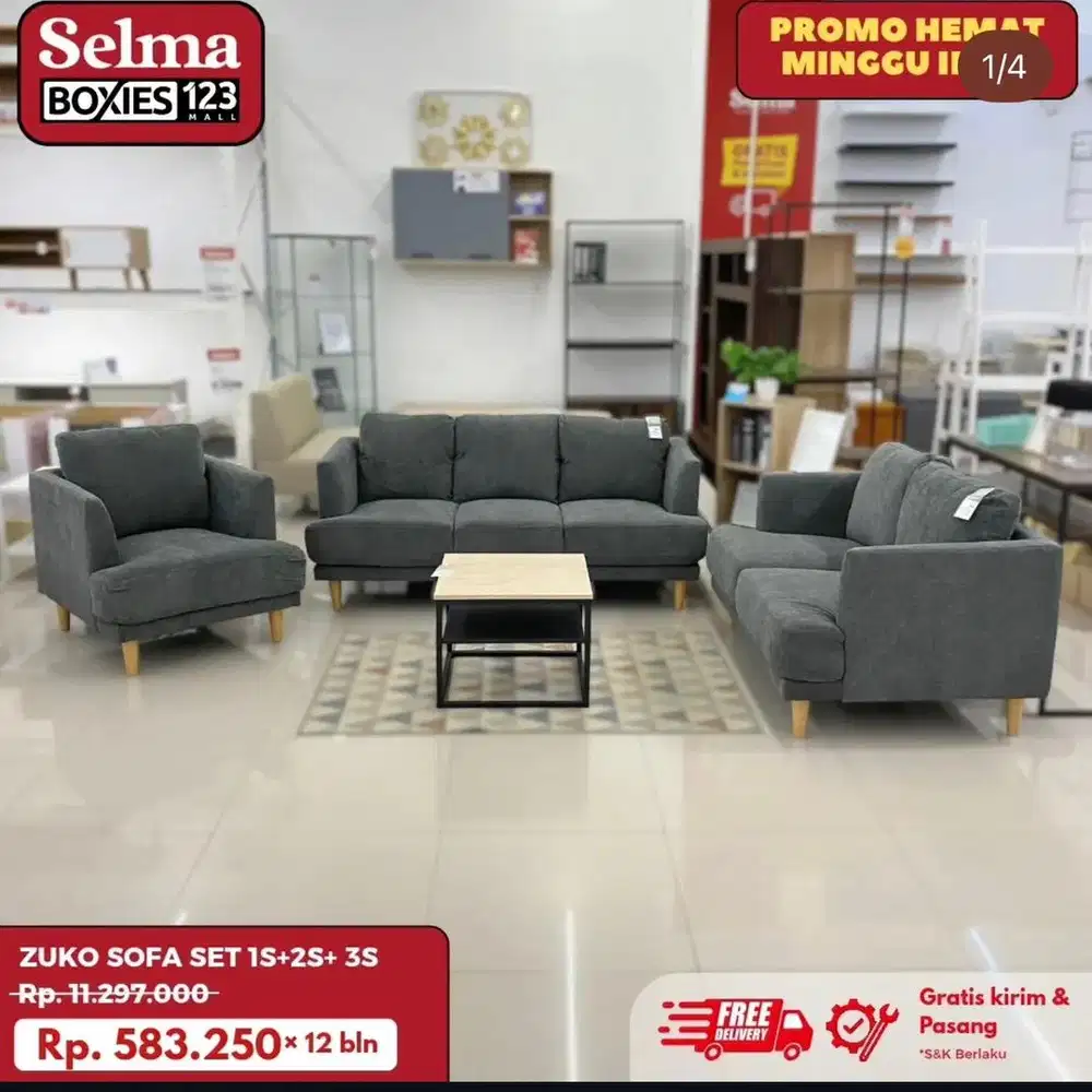 SOFA SET ZUKO TERLARIS