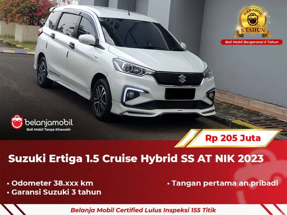 [ GARANSI 5TH ] Suzuki Ertiga 1.5 Cruise Hybrid SS AT 2023/2024