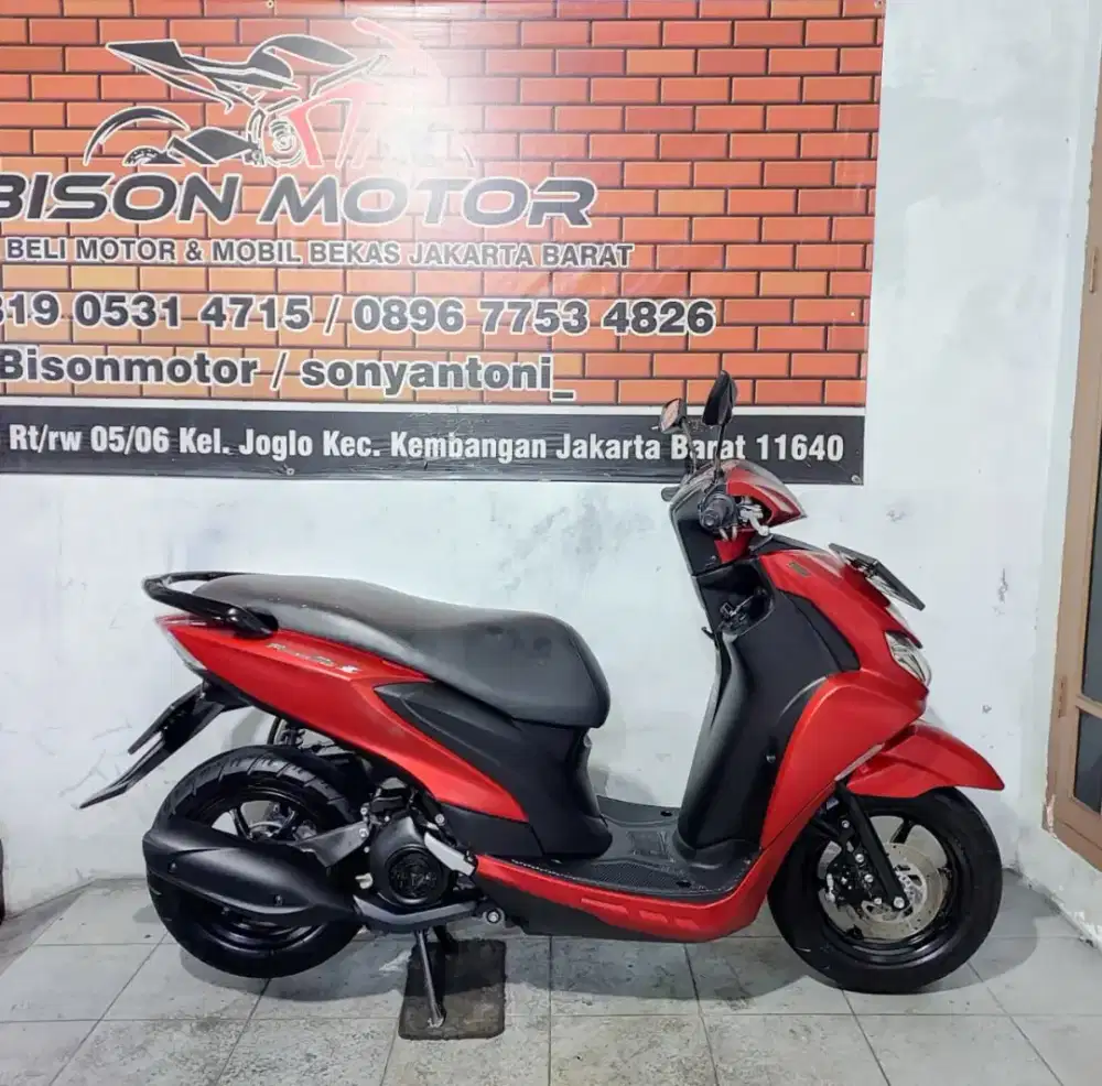 YAMAHA FREEGO S KEYLESS 125 TAHUN 2020 MERAH DOOF NO VARIO MIO LEXI