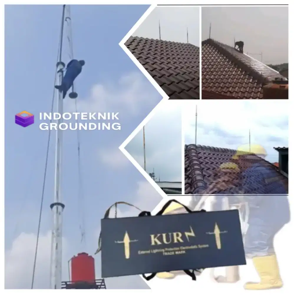 Spesialis ahli jasa pasang penangkal petir dan grounding mesin Bogor