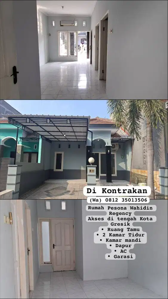 DIKONTRAKKAN !!!  RUMAH MINIMALIS DI PUSAT KOTA GRESIK