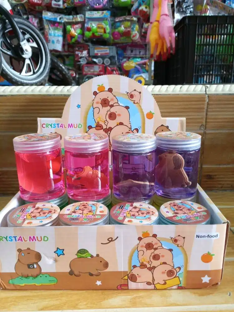 mainan anak slime crystal mud