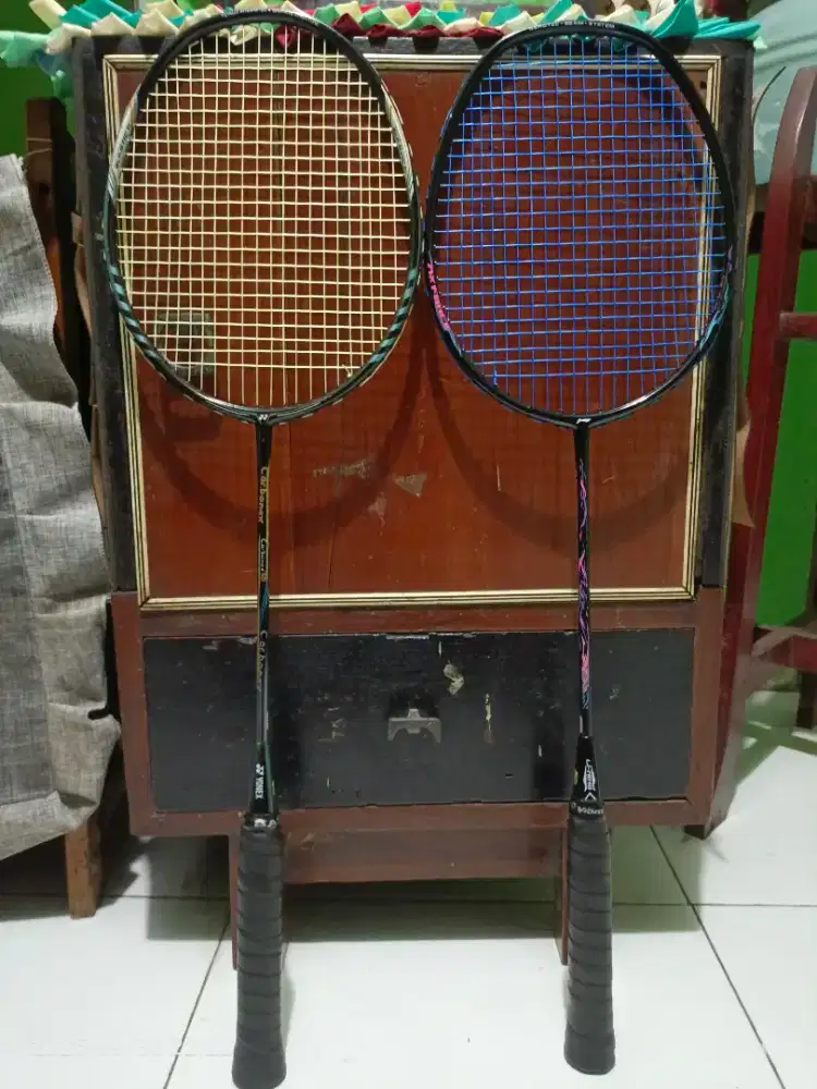 Jual cepat‼️ Raket Yonex Carbonex 50 & Li-Ning A-X Force 100 second