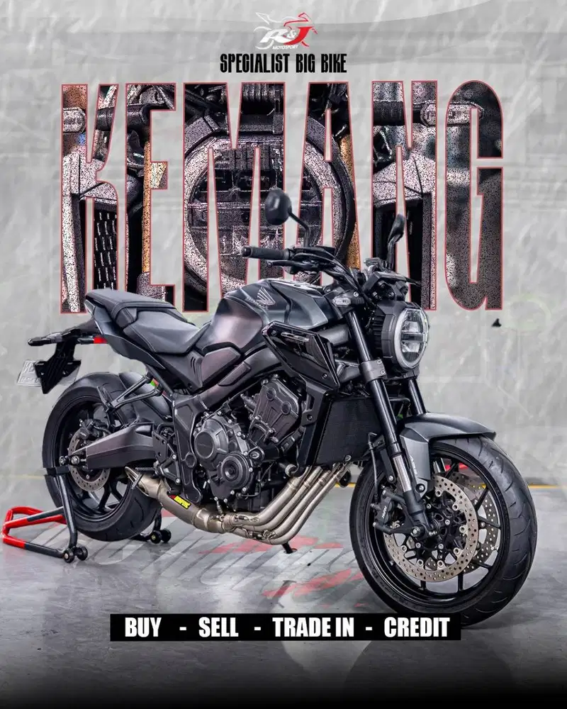 (BPKB & STNK) Honda CB650 Neo Nik 2023 Akrapovic FS  Odo 1.300 an