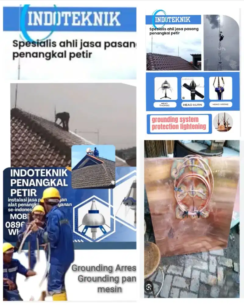 Ahli jasa pasang penangkal petir sepotong BSD Ciputat Timur Ciputat
