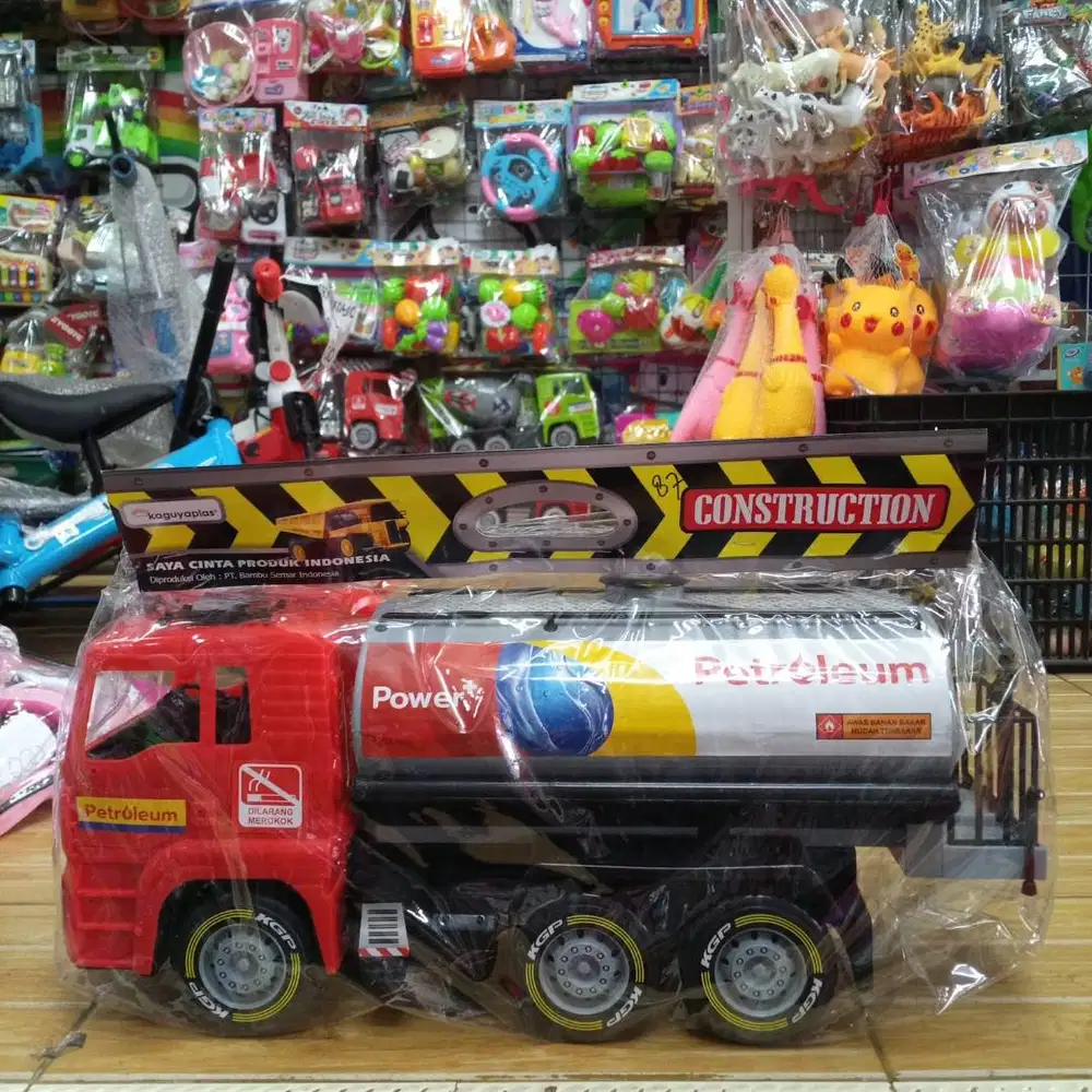 mainan anak truk tangki