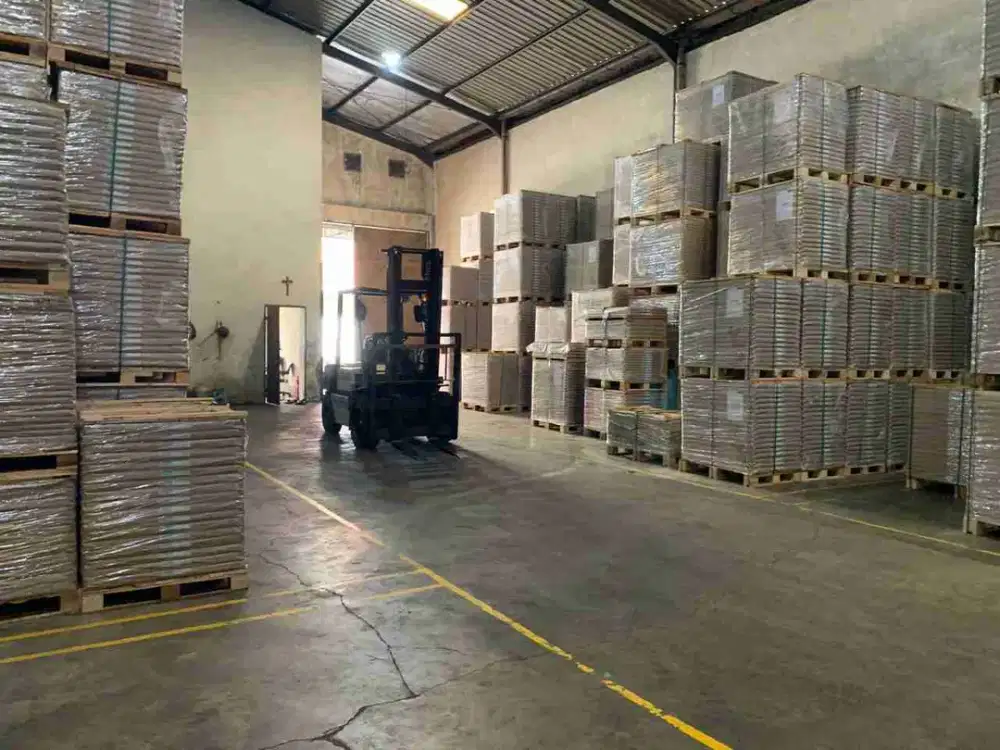 gudang siap pakai di pergudangan mutiara kosambi dadap