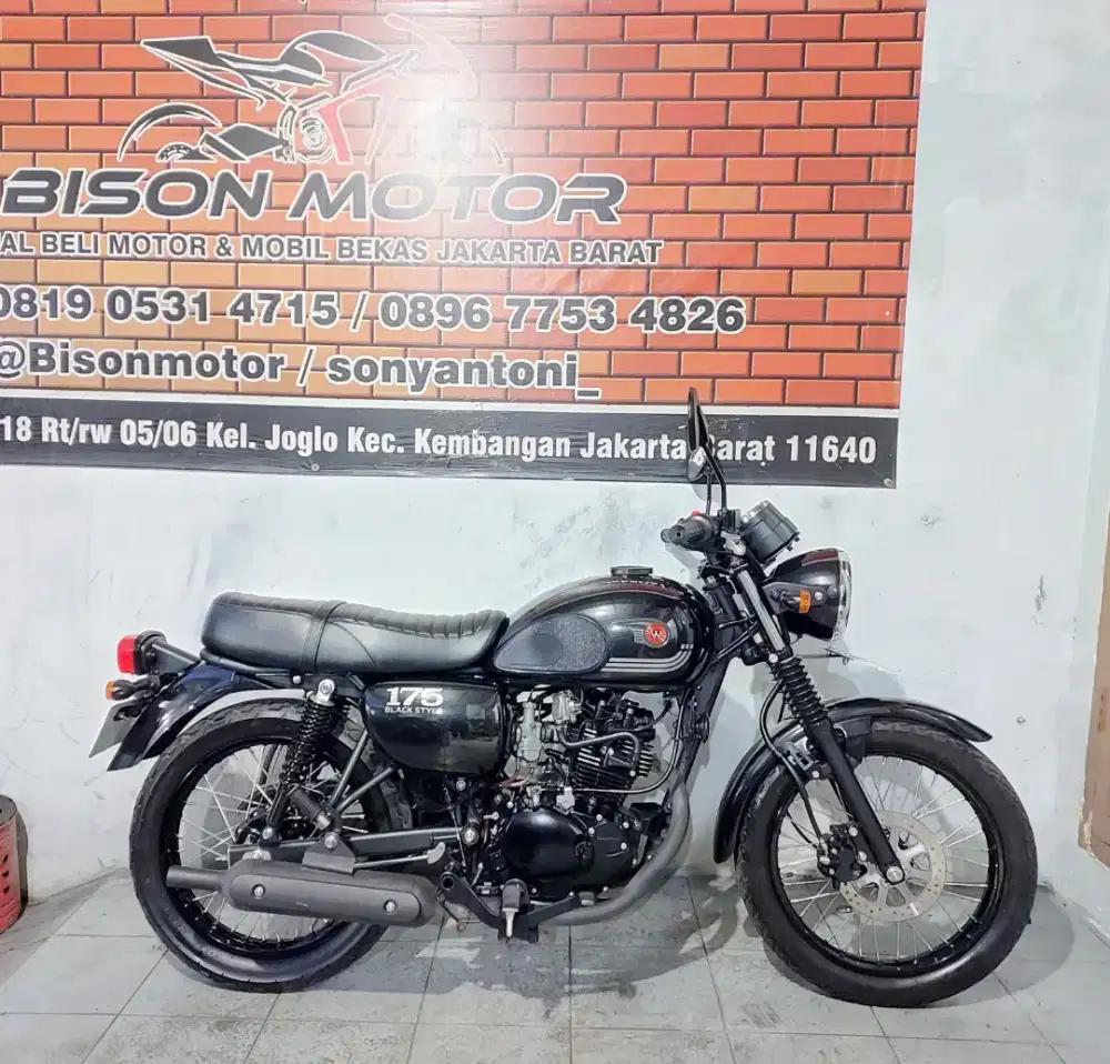 KAWASAKI W175 BLACK STYLE W 175 TAHUN 2025 / 2024 NO XSR CB150X R15
