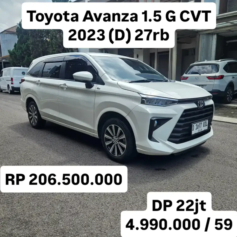 Antik KM 27rb.. Toyota Avanza G CVT 2023 (D)