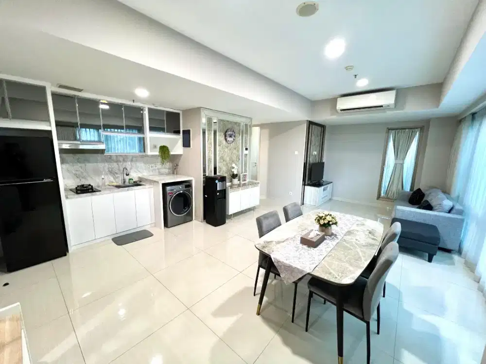 Disewakan apartemen full furnish, rasa villa mewah