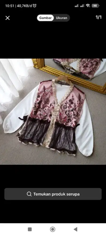 Set blouse outer